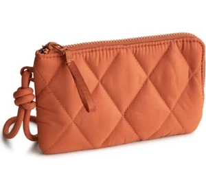 Vera Bradley Quilted Wallet/ Wristlet Burnt Orange - Picture 1 of 3