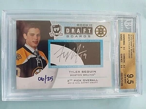 2010-11 Tyler Seguin The Cup Auto Draft Board Rookie Autografo 06/25 BGS 9,5 GMT - Foto 1 di 2