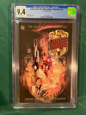 Adaptación oficial de la película Judge Dredd #nn Sly Stallone rara difícil de encontrar CGC 9,4 casi nueva 1995 Foto 1 de 2