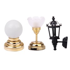 # Kahlert 10549 faretti lampada parete 3-Fiamma 3,5v 1:12 per casa delle Bambole Nuovo