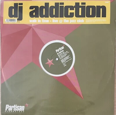 DJ Addiction -Walk in Time 12" Vinyl Partisan Moving Shadow drum'n'bass 1998 VG+ - Image 1 of 3