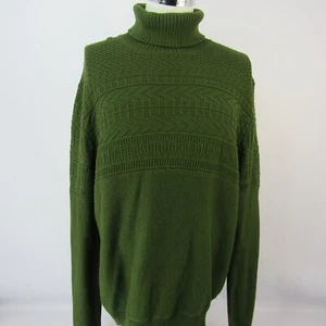 Guideboat Pullover Herren XL Rollkragen dick grün Ruderer schwer Unisex Freizeit - Bild 1 von 11