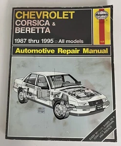 Chevrolet Corsica & Beretta 1987 thru 1990 Haynes Automotive Repair Manual #1628 - Foto 1 di 2