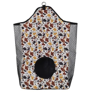 BOLSA DE HENO PARA GANADO Lados e Parte Inferior de Malla con Nylon Estampado de Vaca 30" L x 18" W - Imagen 1 de 2
