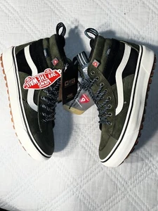 NUOVO Vans Sk8 Hi Mte 2 Olive 507698 Uomo US 8.5 Verde Esercito Primaloft Hydroguard - Foto 1 di 11