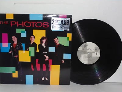 THE PHOTOS UK 2LP VG+ Plays Well 1980 Epic Records Vinyl Blackmail Tapes  - Image 1 of 4