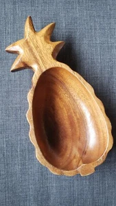 Acacia Woods Monkey-Pod Island Import Co Holz Ananas Schale - Bild 1 von 7