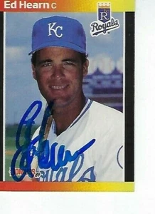 ED HEARN SIGNED 1989 DONRUSS #297 - KANSAS CITY ROYALS - Picture 1 of 1