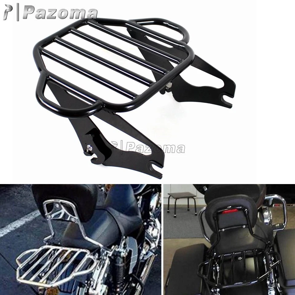 Portaequipajes de montaje desmontable para Harley Touring Street Glide Road King 09-16 Foto 1 de 4