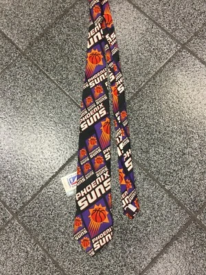 Nueva corbata vintage Phoenix Suns baloncesto DEPORTES NBA 100 % seda de colección nueva con etiquetas Foto 1 de 2