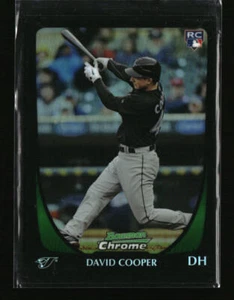2011 Bowman Chrome RefractorsDavid Cooper #24 RC Rookie Toronto Blue Jays - Picture 1 of 2
