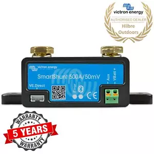 VICTRON SMART SHUNT BATTERY MONITOR 500A AMP BLUETOOTH LEISURE SHU050150050 - Picture 1 of 6