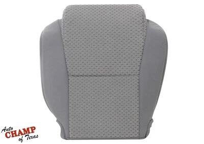 Se adapta a Toyota Tundra 2008 2009 2010 2011 - Cubierta de asiento inferior de tela gris del lado del conductor Foto 1 de 4