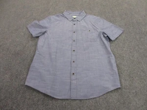 Cariloha Shirt Adult M Blue Bamboo Business Casual Lightweight Classic Mens - Picture 1 of 9