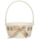 Wicker Storage Basket Wedding Flower Decorative Baskets Gift Bag