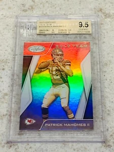 Patrick Mahomes 2017 certificado Gold Team novato GT-PM Beckett 9,5 radiocontrol - Imagen 1 de 3