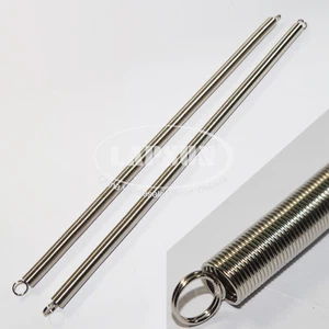 2pcs Powerful Metallic Coil Extension Tension Spring Line 500mm/19.6'' inch Hook - Picture 1 of 3