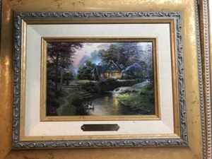 (2) Thomas Kinkade Stillwater Cottagel 5 x 7 - Picture 1 of 4