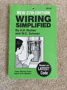 WIRING SIMPLIFIED RICHTER 1993 Electrical Codes 37th edition - Picture 1 of 6