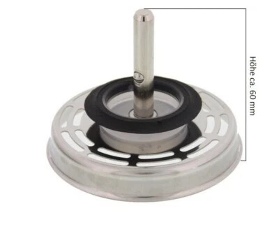 Blanco Stopfen Siebkörbchen Radial 3,5" Manuell mit Zapfen  118939 - Bild 1 von 3