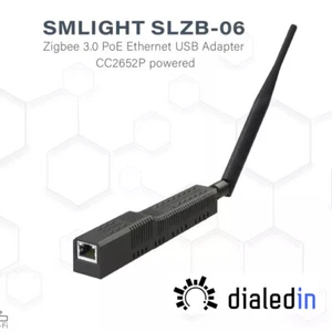 SMLIGHT SLZB-06 CC2652P Zigbee Ethernet PoE LAN WiFi USB Gateway Adapter ZHA Z2M - Picture 1 of 3