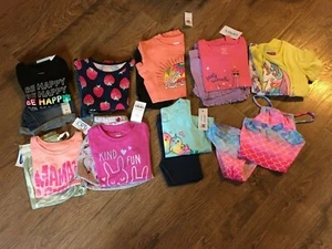 NWT Toddler Girls Size 2T HUGE 18 Pc. Clothing Lot~Spring/Summer~Old Navy,Carter - Picture 1 of 3