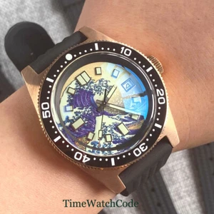 Reloj automático para hombre 300 m Diver CUSN8 bronce zafiro abovedado PT5000/NH35A 41 mm - Imagen 1 de 30