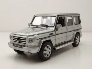 Mercedes Clase G 2009 Plata Coche a Escala 1:24 Welly - Imagen 1 de 9