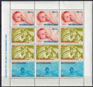 Olanda 1966 Yvert SS 5 beneficenza MNH VF - Foto 1 di 1