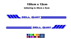 Calcomanía/pegatina/vinilo Dell Quay Dory de 5 pies para barcos y lanchas de motor - Imagen 1 de 3