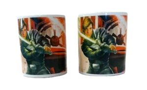 Star Wars 2011 LUKE SKYWALKER & DARTH VADER Galerie Ceramic Coffee Mug Cup Lot 2 - Picture 1 of 8