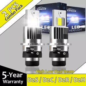 For Mercedes-Benz E320 2003-2007 E350 2006 2007D2S D2R LED Lamp Hi-Lo Beam - Picture 1 of 13