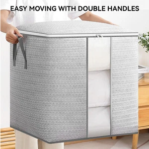 Storage Bags Blanket Clothes Organization Containers for Comforters Foldable * - Picture 1 of 15