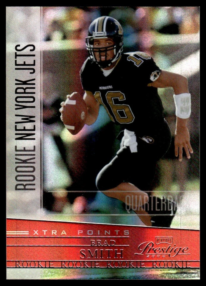 2006 Playoff Prestige Xtra Points Red Brad Smith RC * /100 Jets #159 *Noles2148* - Image 1 of 2