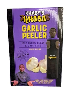 NIB Khaby's Khasa Garlic Peeler Dishwasher Safe Silicone Khaby Lame Social Media - Picture 1 of 4