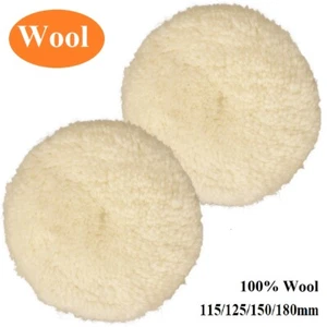 115/125/150/180mm Wool Polishing Buffing Bonnet Pad for Car Polisher Cleaning - Picture 1 of 12