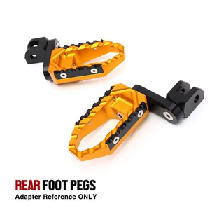 Gold TRC 40mm Adjustable Rear Footpegs For Ducati Streetfighter V2 22 23 24 - Picture 1 of 13