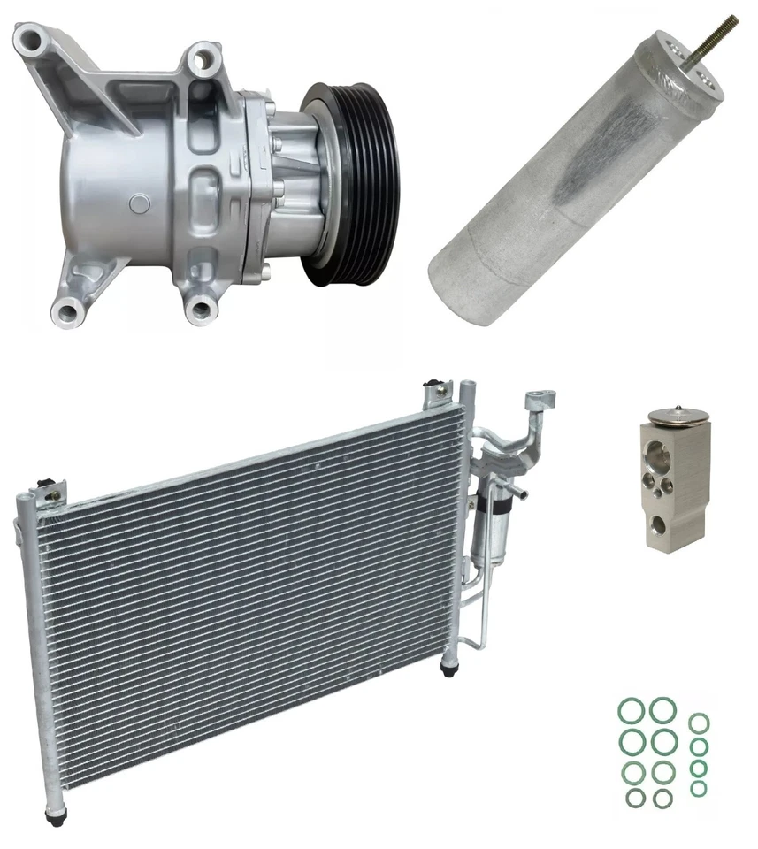BRAND NEW RYC AC Compressor Kit With Condenser EH894 Fits Mazda 2 1.5L 2013 - Image 1 of 4