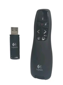 Logitech R400 Presenter Remote Control + Laser Pointer & Dongle (Tested & Works) - Picture 1 of 6