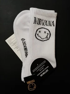 NIRVANA Smile Officially Licensed Special Edition Sock NIRVANA 2024 NWT - Picture 1 of 2