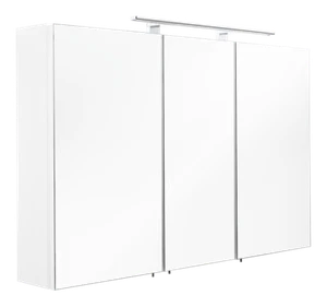 Badezimmer Spiegelschrank Badschrank ANTON XL 110cm in weiß mit LED-Beleuchtung - Bild 1 von 7