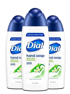 3 PK Dial Hand Soap Aloe Vera and Jasmine 8.5 Oz Each - Picture 1 of 1