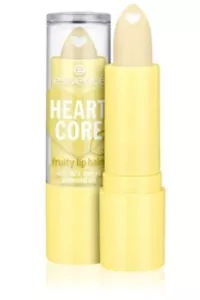 Essence Heart Core Fruity Lip Balm With 10% Sweet Almond Oil 04 Lucky Lemon - Picture 1 of 4