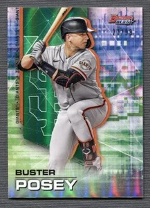 2021 Bowman's Best Green Refractor #48 Buster Posey /99 - Picture 1 of 2