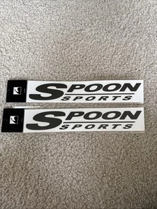 Spoon Sports SPOONSPORTS LOGO STICKER BLACK ALL-90000-B21 1 Pair - Bild 1 von 6
