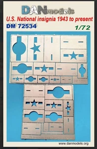 Plantilla Dan Models 72534 para aplicar municiones para aviadores estadounidenses desde 1943 1/72 - Imagen 1 de 2