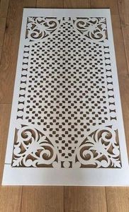 Sale French White Radiator Screen Decorative Panel 6mm 120cm by 60cm MDF - Picture 1 of 4