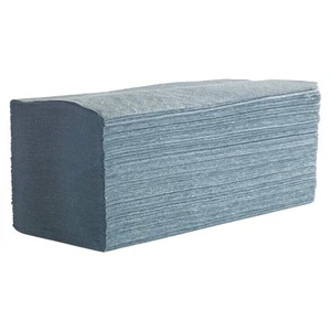 Valuex Interfold Towel 1 Ply 100% Recycled Sleeves 250 X 20 Blue Pack 5000 Sheet - Photo 1/1