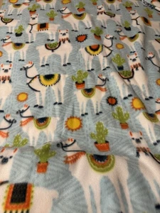 Fleece Stoff Paket - 1 Stück - 3 Yards 30" - Lamas - Bild 1 von 1