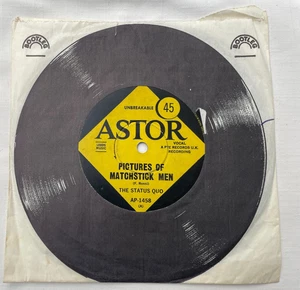 STATUS QUO : PICTURES OF MATCHSTICK MEN & GENTLEMAN JOE : AUSSIE  1968 ASTOR - Picture 1 of 5